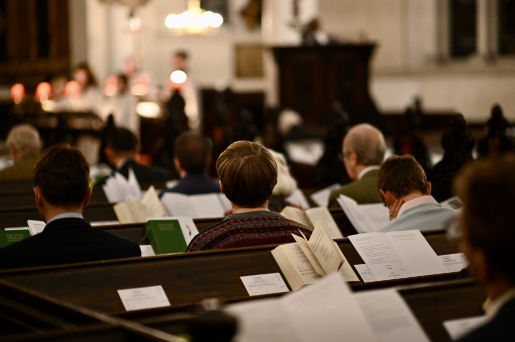 Photo of congregation at St Michael's